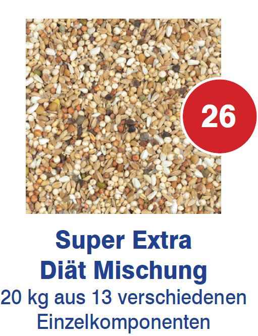 Vanrobaeys - Diät Mischung extra Nr. 26 20kg (Versandkostenfrei) für Haustiere im Tierfutterpro Shop