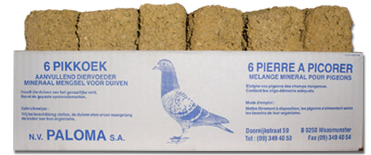 Paloma Pickkuchen 6 x 640 g Pickstein für Tauben