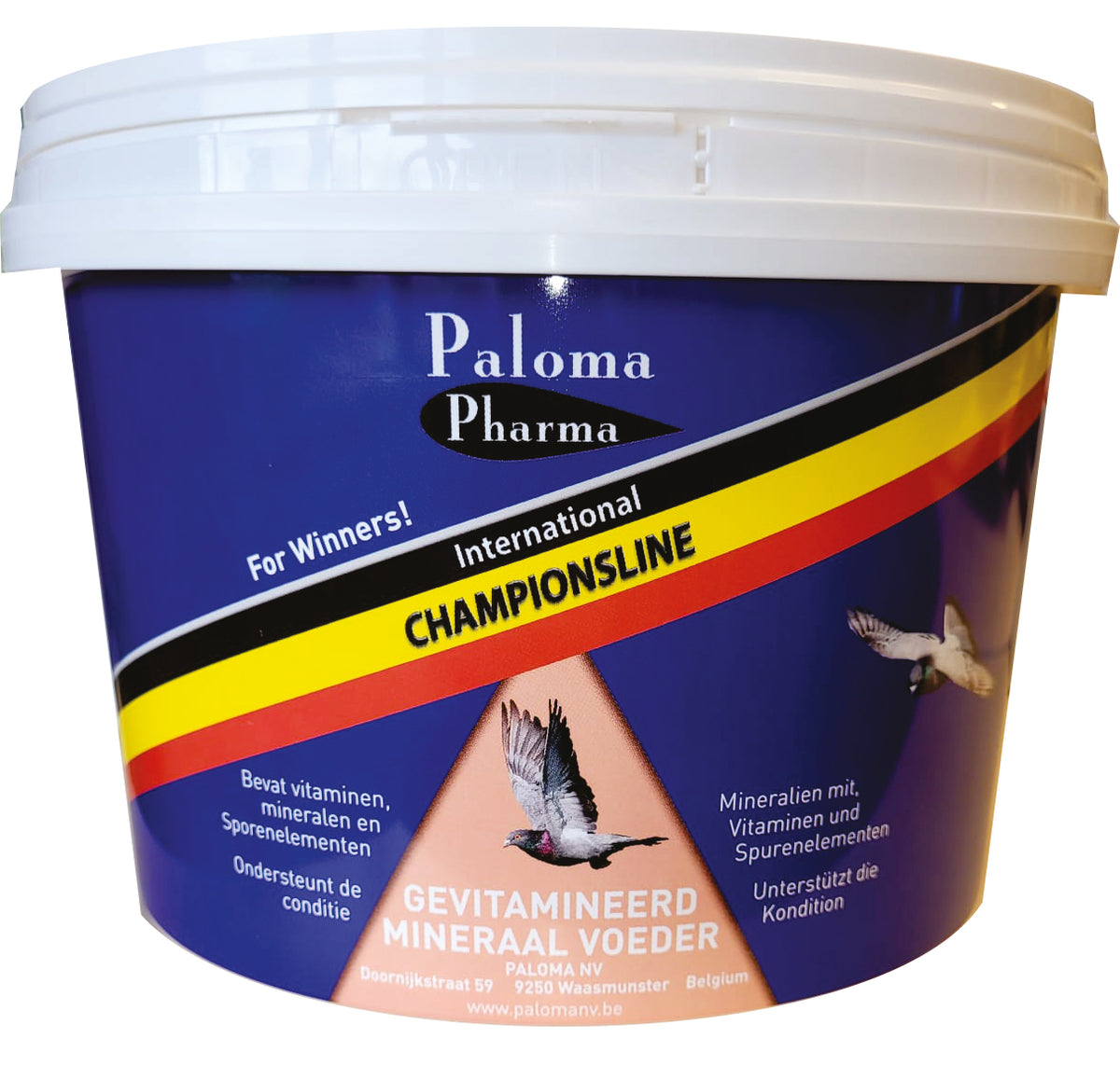 Paloma roter Futterkalk vitaminiertes Mineralfutter für Tauben