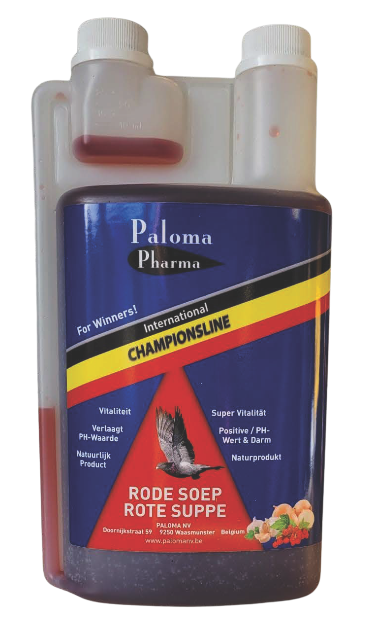Paloma Rote Suppe PH-Flugaktiv 1 l Ergänzungsfutter für Tauben
