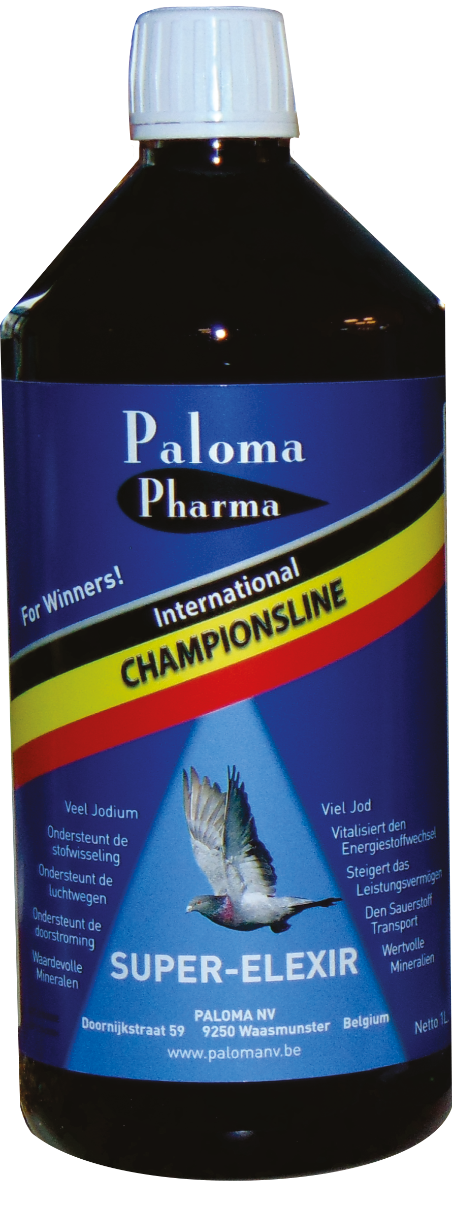 Paloma Super Elexir mit Jod 1 l Ergänzungsfutter für Tauben