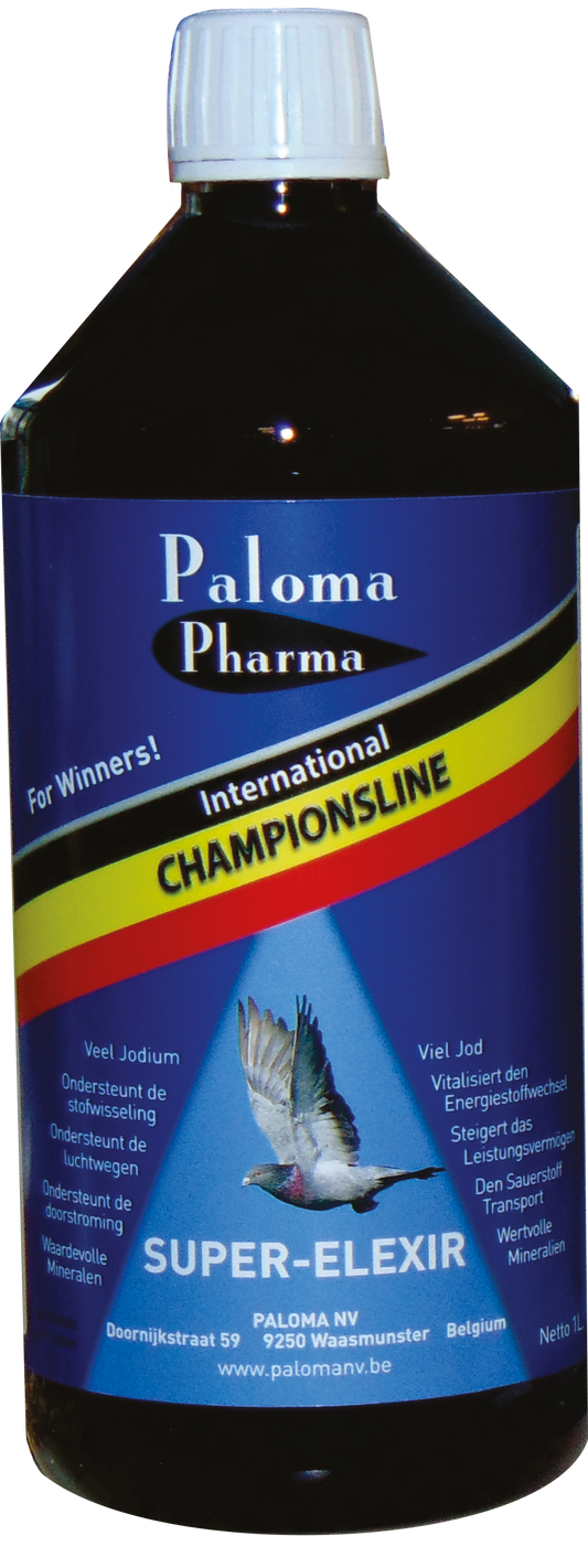 Paloma Super Elexir mit Jod 1 l Ergänzungsfutter für Tauben
