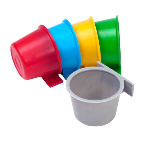 1 Stück Futternapf/Wassernapf aus Kunststoff (Weiß) (A17) für Haustiere im Tierfutterpro Shop