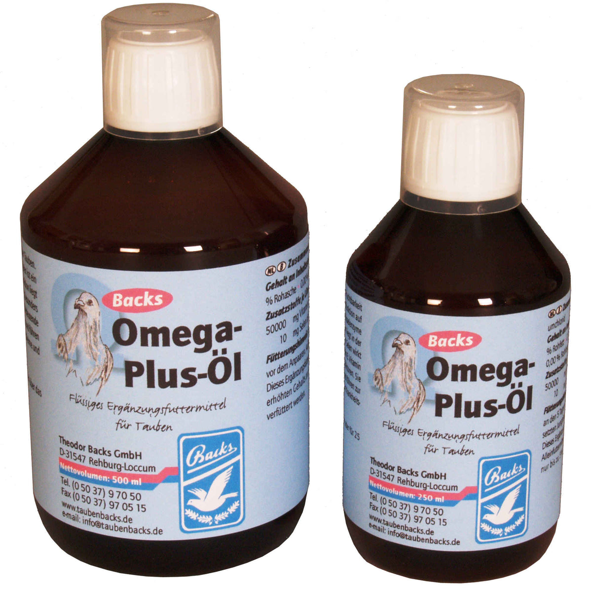 Backs Omega Plus Oil 250ml 