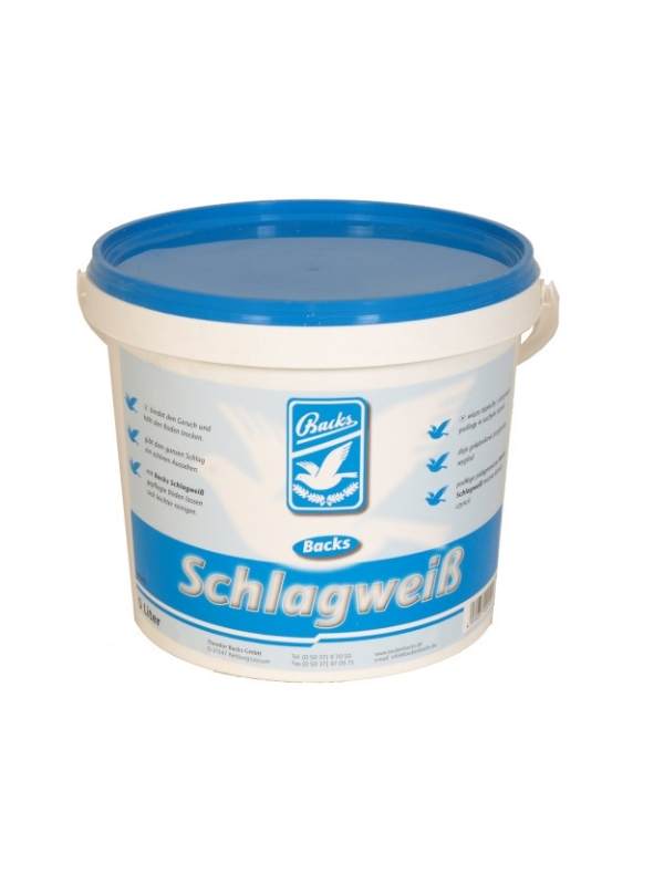 Backs Whipping White 5 Liters