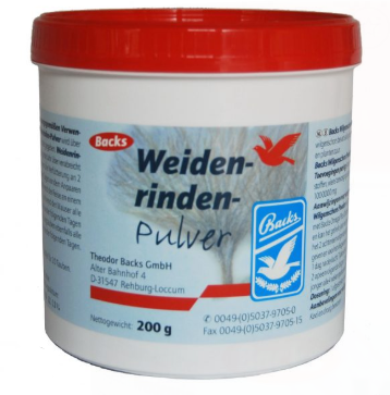 Backs Willow Bark Powder 200g