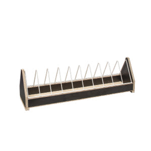 Futtertrog mit Fressgitter - Premium 100cm Breit (G40)