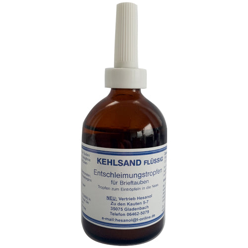 Hesanol - Kehlsand 100ml flüssig - Entschleimungstropfen für Haustiere im Tierfutterpro Shop