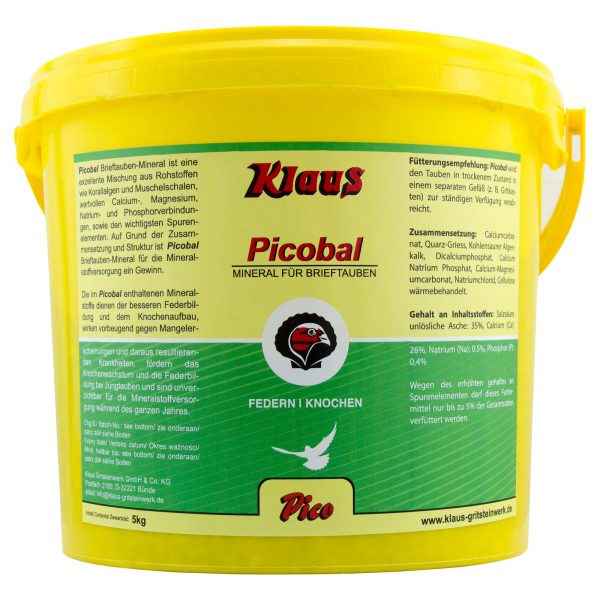 Klaus Picobal Pigeon Mineral 5kg