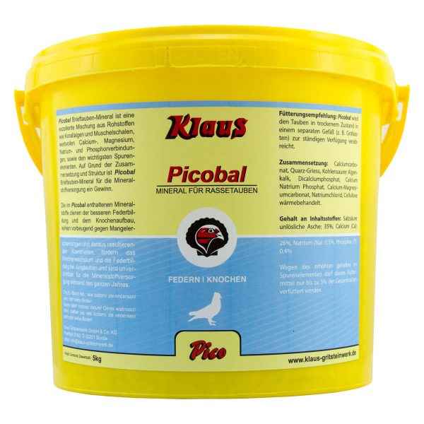 Klaus Picobal pigeon mineral 5kg 