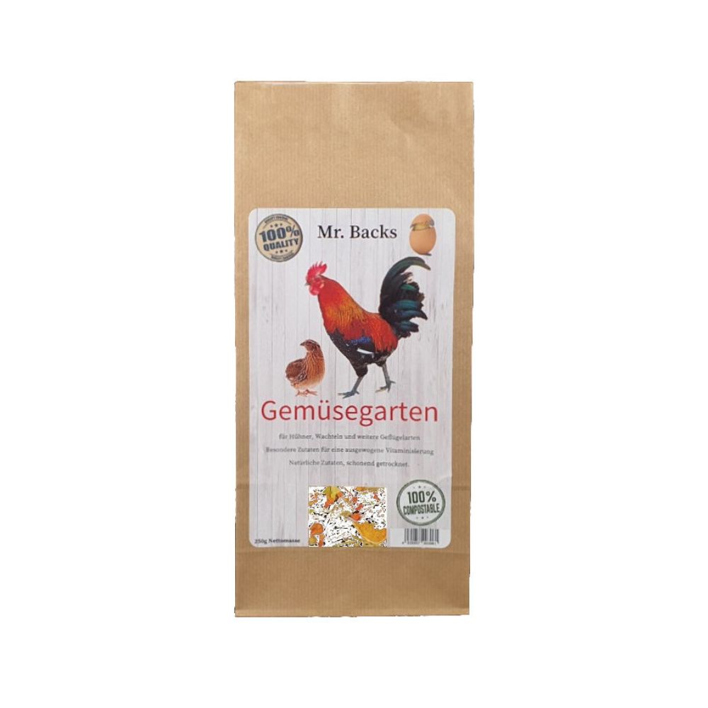 Mr. Back's Vegetable Garden 250g - Herbs for Chickens and Poultry