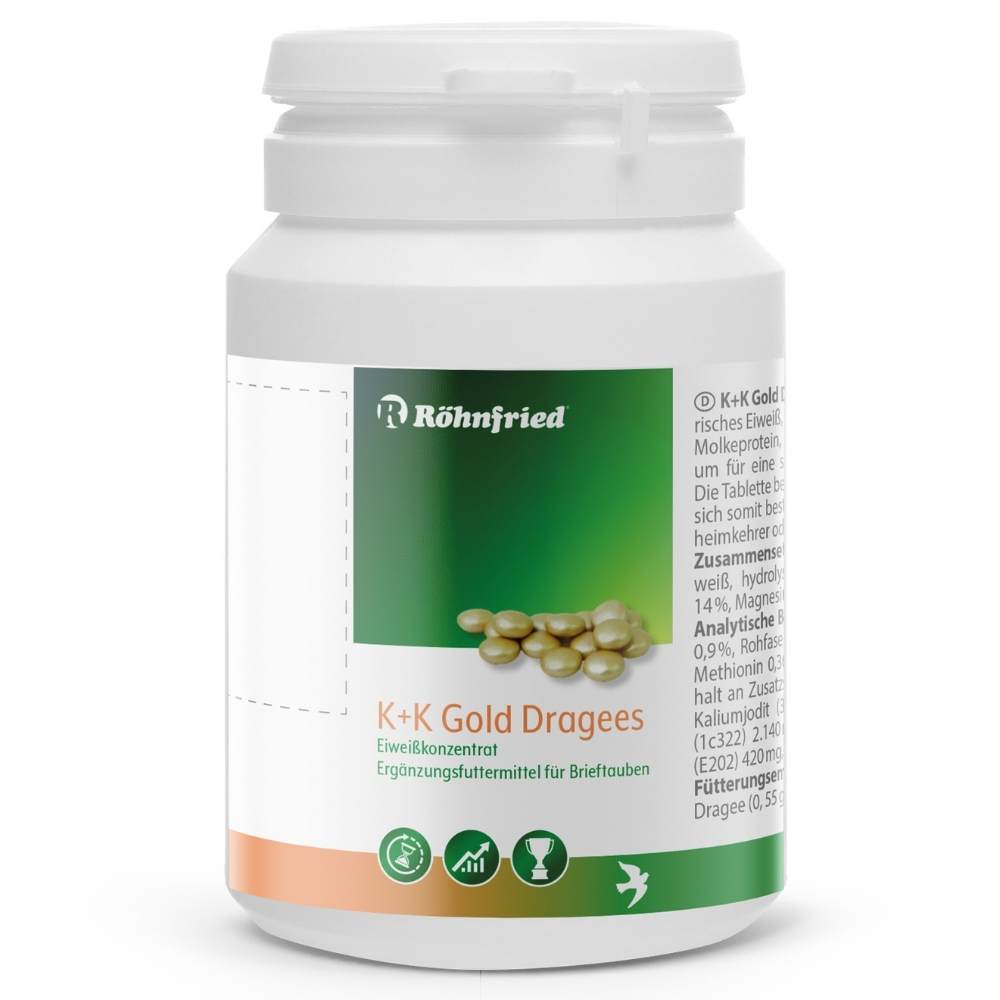 Röhnfried K+K Gold Dragees 100 pieces (fish protein)