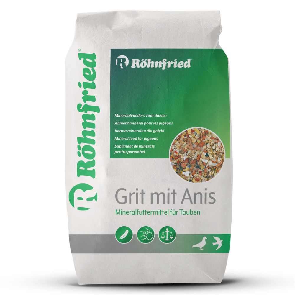 Röhnfried Taubenfreund Grit mit Anis 25 kg
