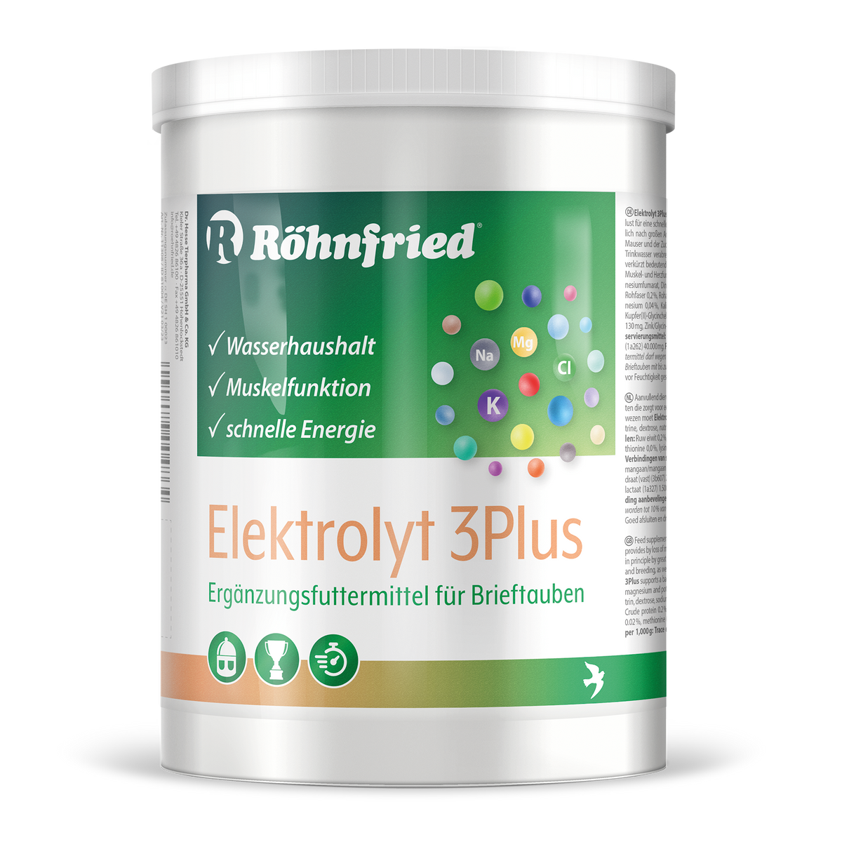 Röhnfried Electrolyte 3 Plus 600g