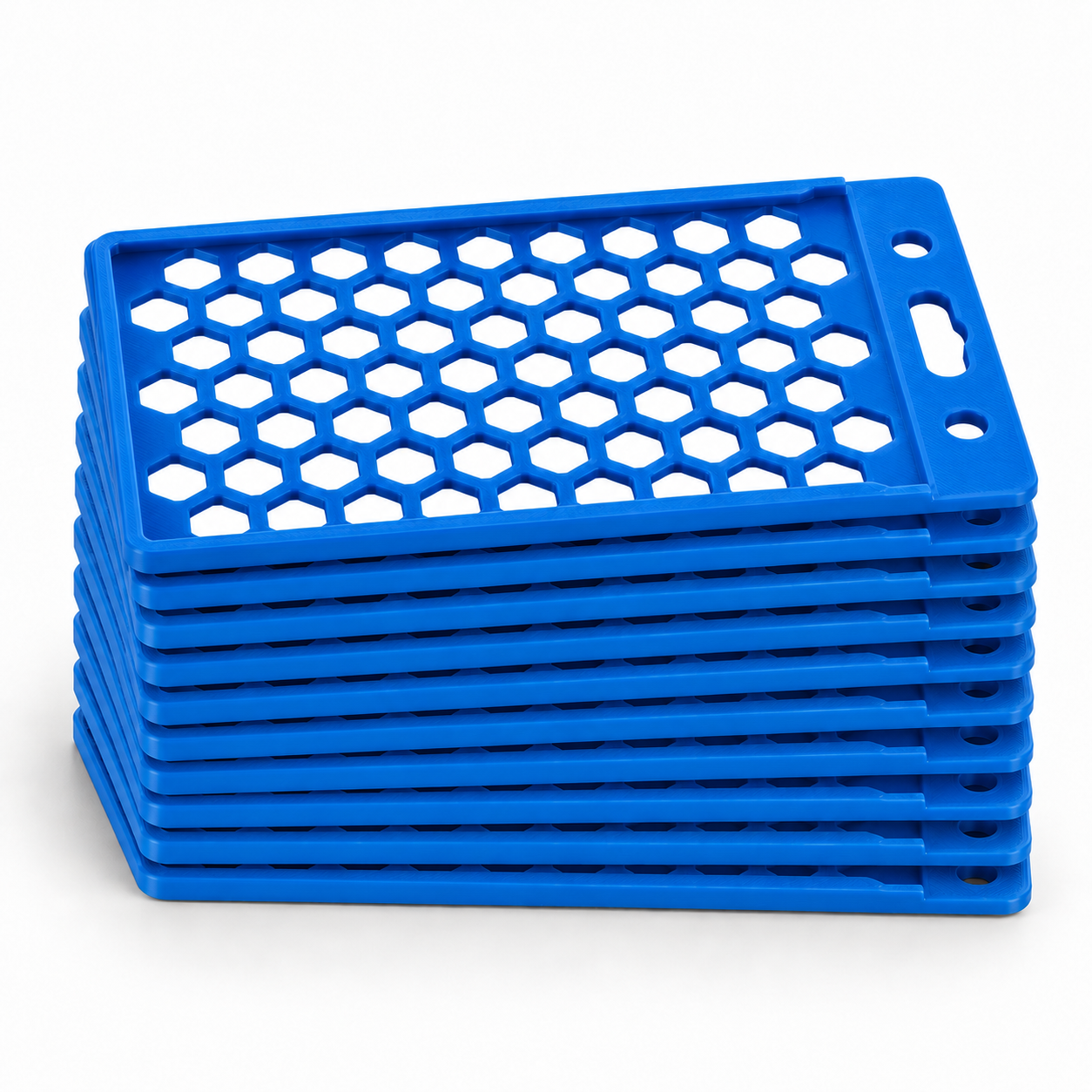 Nestkartenhalter Blau – 10er-Stapel