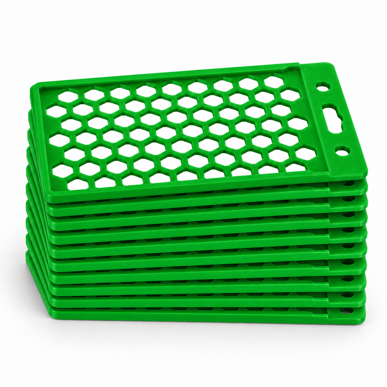 Nestkartenhalter Grün – 10er-Stapel