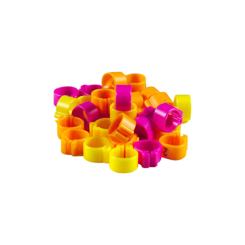 Erkennungs-Clipringe (In 6 Farben verfÃ¼gbar - Von 20 bis 200 StÃ¼ck wÃ¤hlbar) fÃ¼r Haustiere im Tierfutterpro Shop